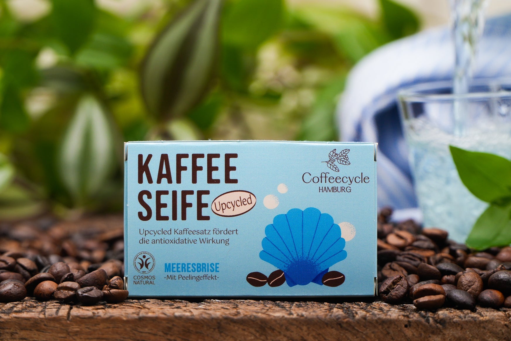 Kaffeeseife Meeresbrise 100g (COSMOS-Zertifiziert)