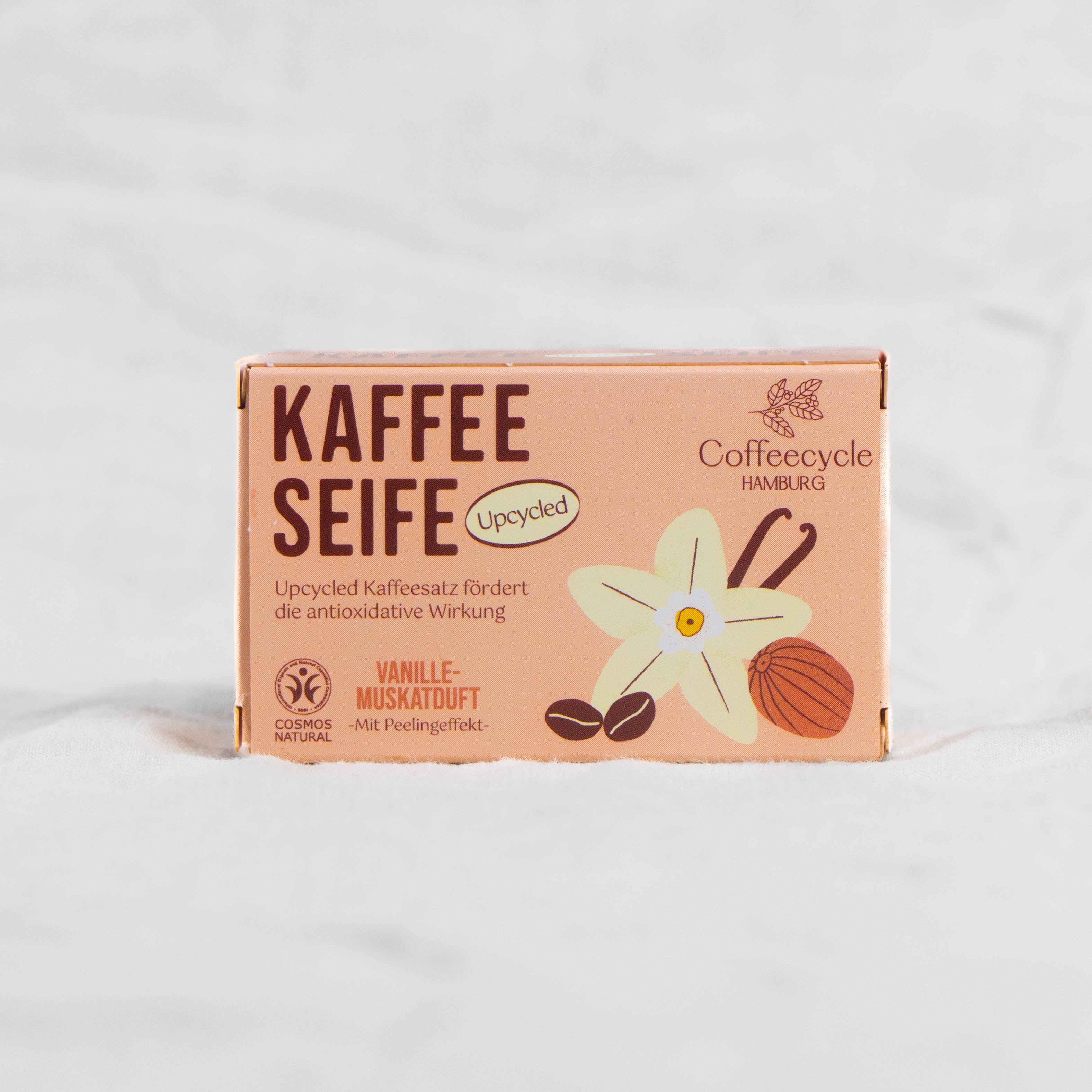 Kaffeeseife Vanille-Muskat 100g (Cosmos-Zertifiziert)